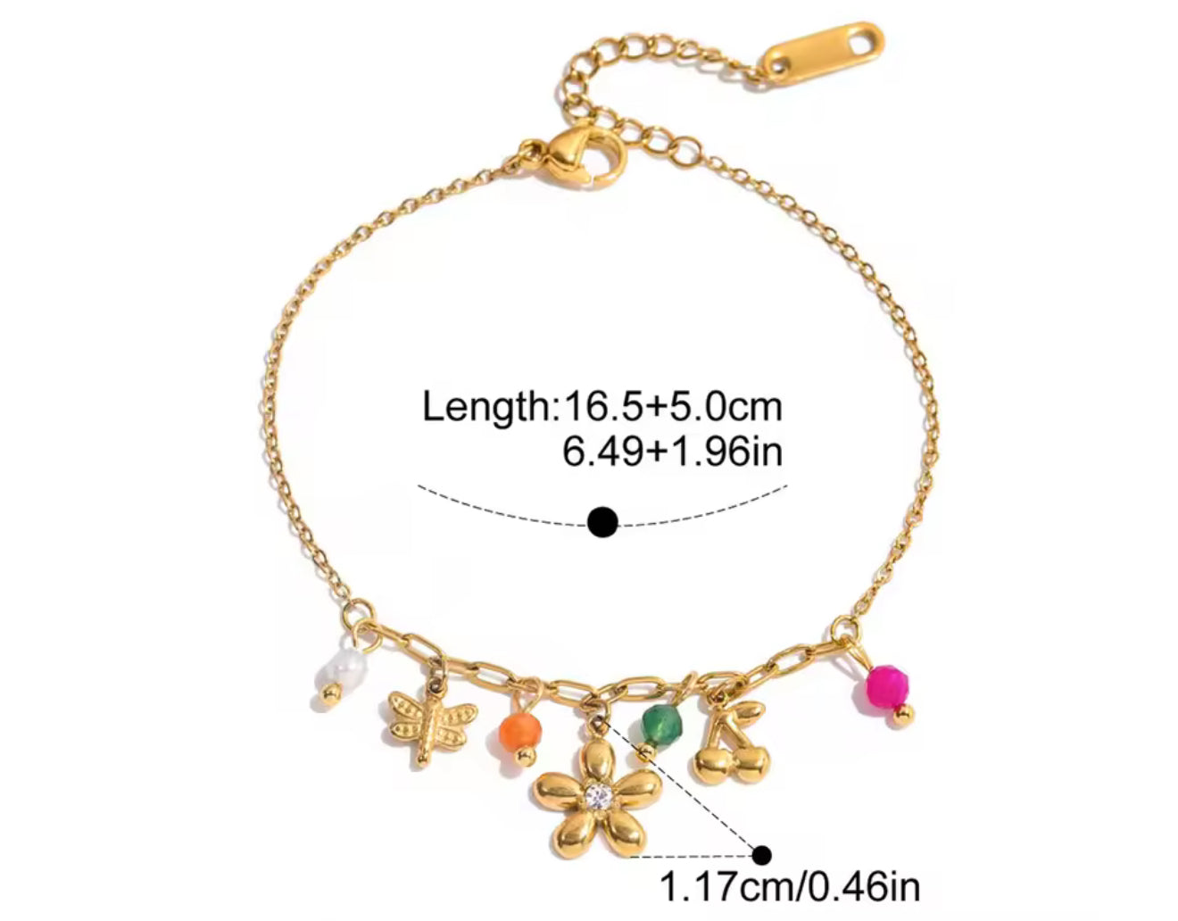 Pulsera - PREMIUM | ✨Chapado en oro PVD 18K | 💦 Waterproof