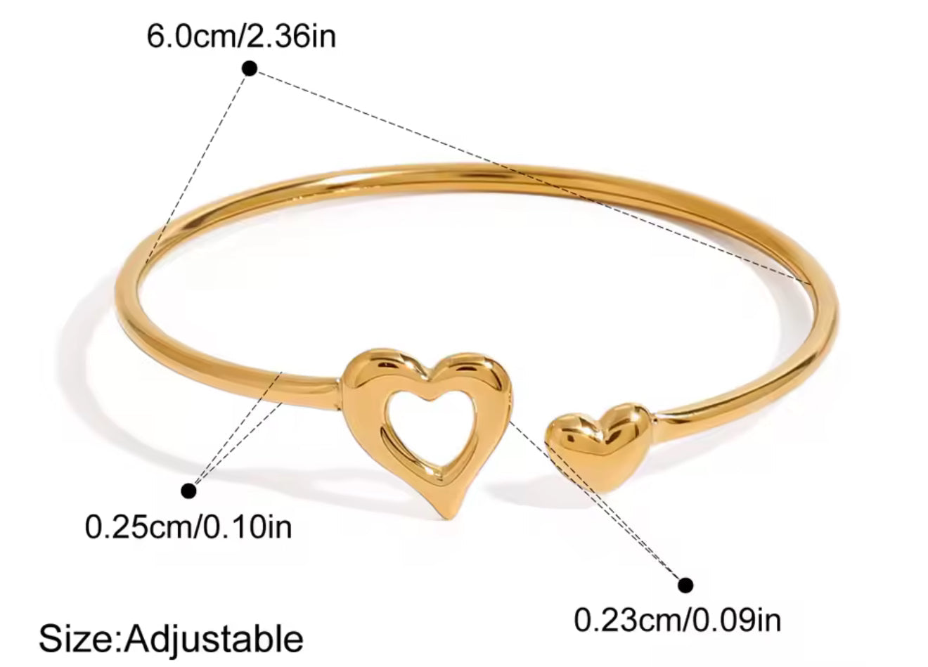 Brazalete - PREMIUM | ✨Chapado en oro PVD 18K | 💦 Waterproof