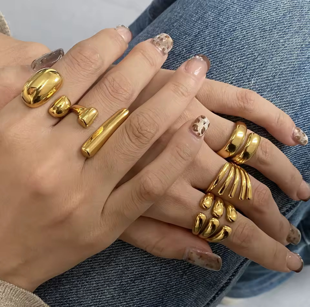 Anillo - PREMIUM | ✨Chapado en oro PVD 18K | 💦 Waterproof