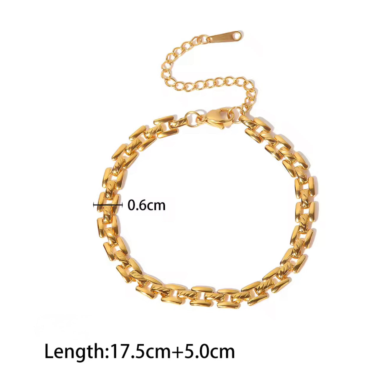 Pulsera - PREMIUM | ✨Chapado en oro PVD 18K | 💦 Waterproof