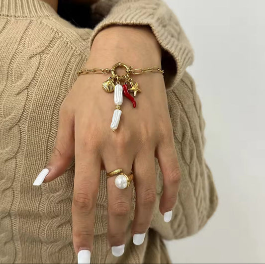 Pulsera - PREMIUM | ✨Chapado en oro PVD 18K | 💦 Waterproof