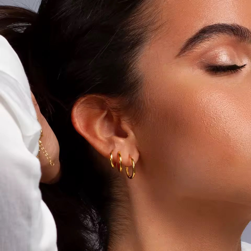 Set de aretes - PREMIUM | ✨Chapado en oro PVD 18K | 💦 Waterproof