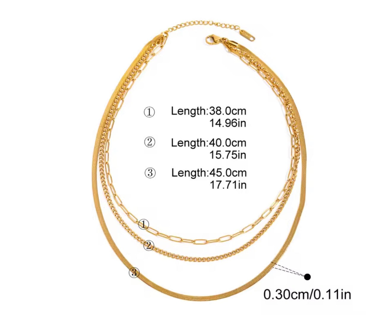 Collar - PREMIUM | ✨Chapado en PVD | 💦 Waterproof