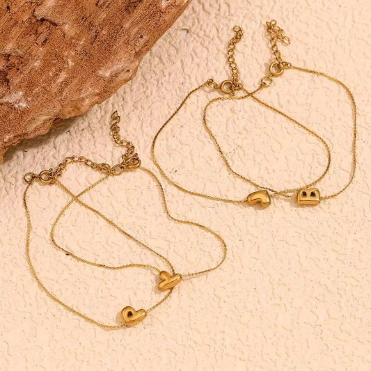 Pulsera Letra C - TOP | 🛡️Acero inoxidable