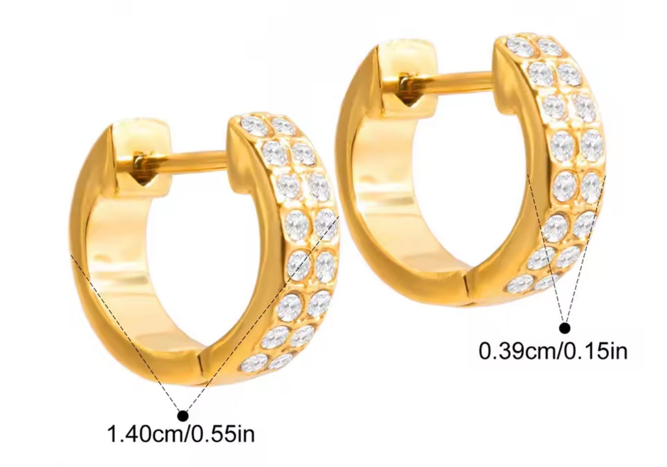 Aretes - PREMIUM | ✨Chapado en oro PVD 18K | 💦 Waterproof