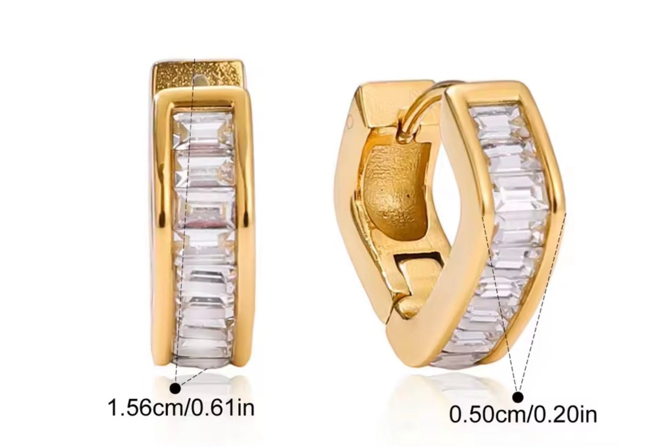 Aretes - PREMIUM | ✨Chapado en oro PVD 18K | 💦 Waterproof