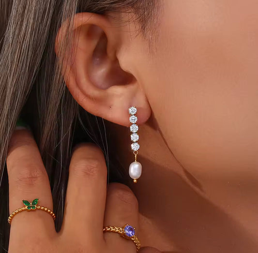 Aretes - PREMIUM | ✨Chapado en oro PVD 18K | 💦 Waterproof