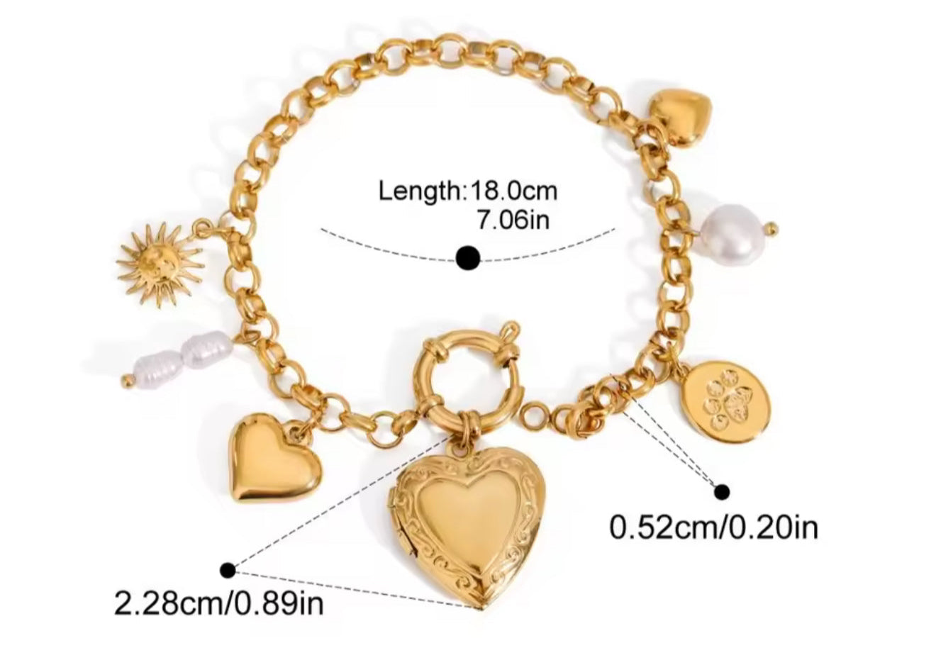 Pulsera - PREMIUM | ✨Chapado en oro PVD 18K | 💦 Waterproof