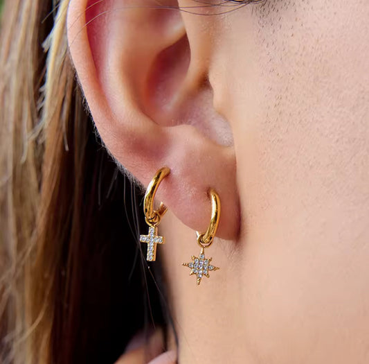 Aretes - PREMIUM | ✨Chapado en oro PVD 18K | 💦 Waterproof