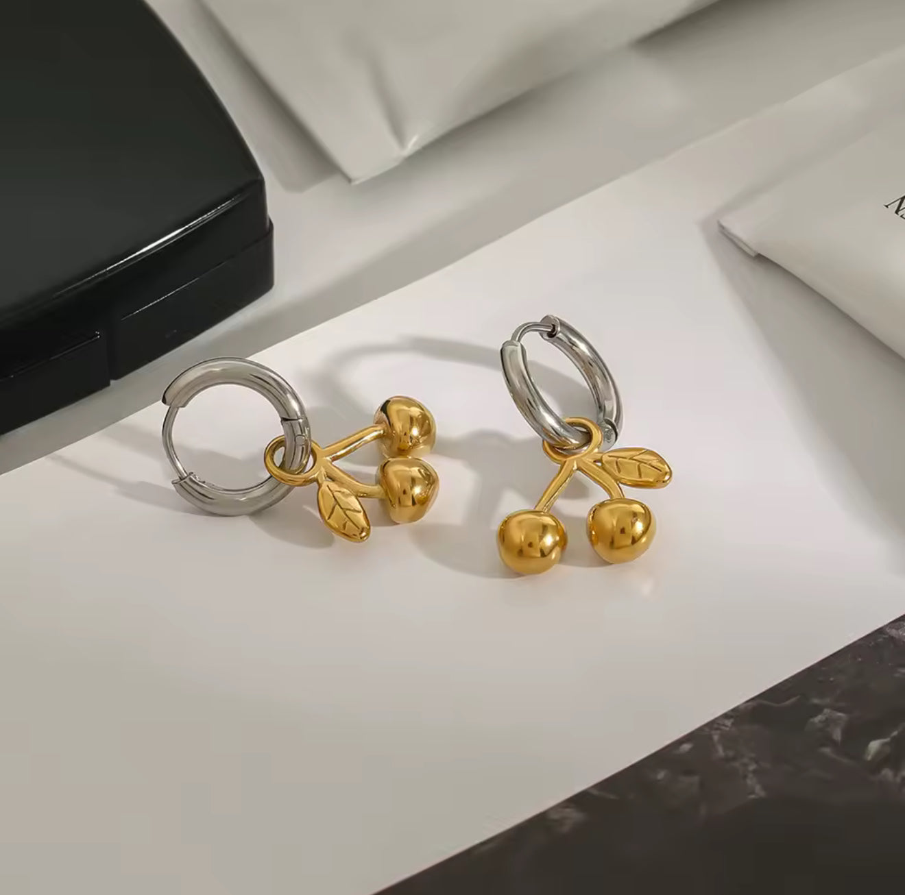 Aretes - PREMIUM | ✨Chapado en oro PVD 18K | 💦 Waterproof