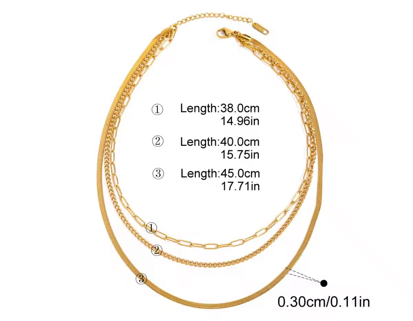 Collar - PREMIUM | ✨Chapado en PVD | 💦 Waterproof