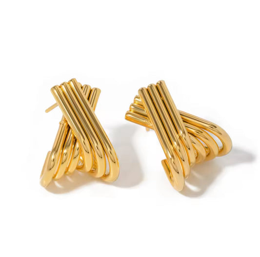 Aretes - PREMIUM | ✨Chapado en oro PVD 18K | 💦 Waterproof