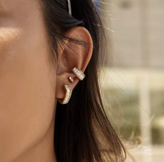 Aretes - PREMIUM | ✨Chapado en oro PVD 18K | 💦 Waterproof