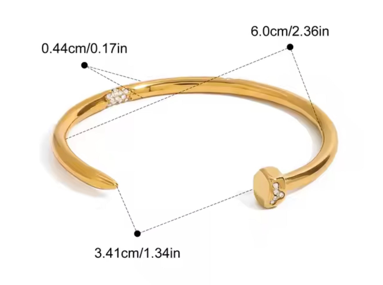 Brazalete - PREMIUM | ✨Chapado en oro PVD 18K | 💦 Waterproof