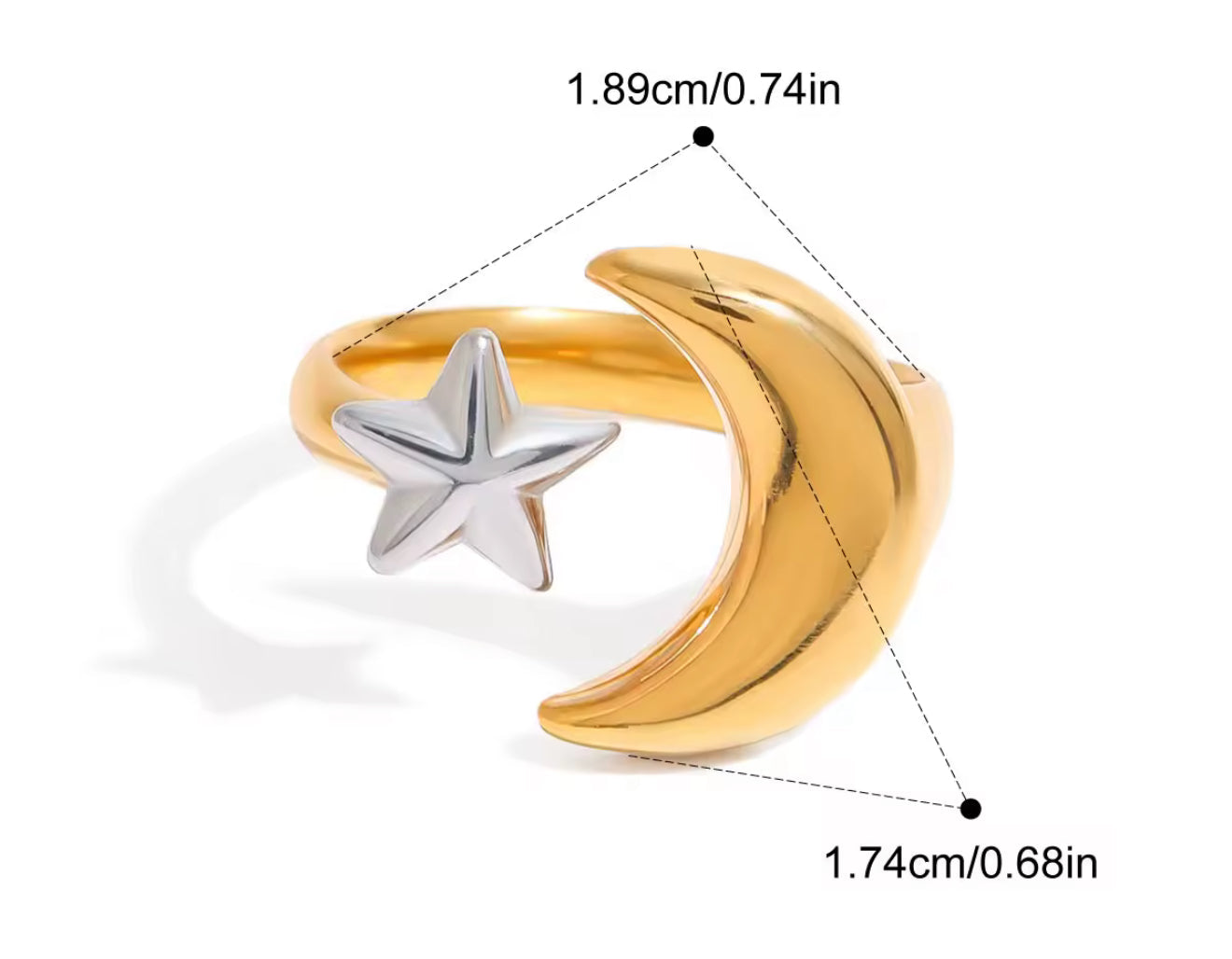 Anillo - PREMIUM | ✨Chapado en oro PVD 18K | 💦 Waterproof