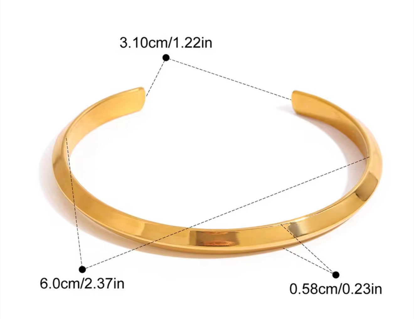 Brazalete - PREMIUM | ✨Chapado en oro PVD 18K | 💦 Waterproof