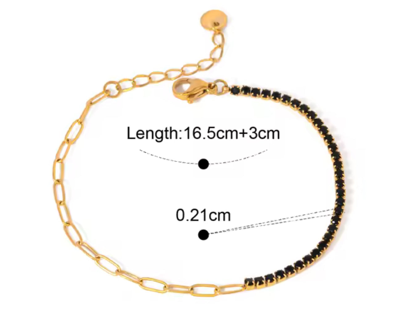 Pulsera - PREMIUM | ✨Chapado en oro PVD 18K | 💦 Waterproof