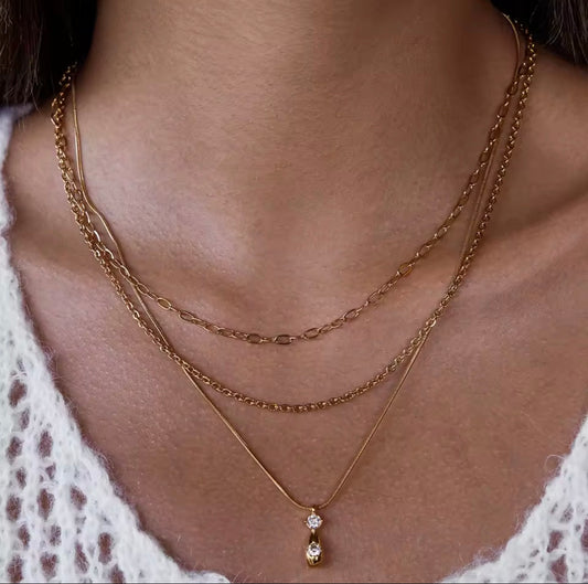 Collar - PREMIUM | ✨Chapado en PVD | 💦 Waterproof