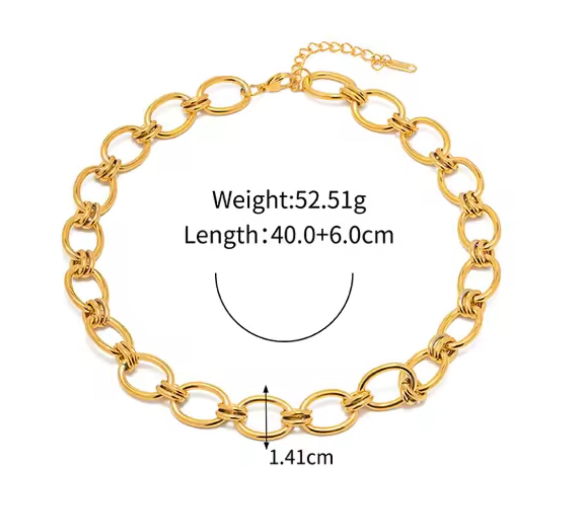 Collar - PREMIUM | ✨Chapado en PVD | 💦 Waterproof