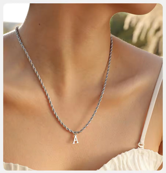 Collar letras - TOP | 🛡️Acero inoxidable