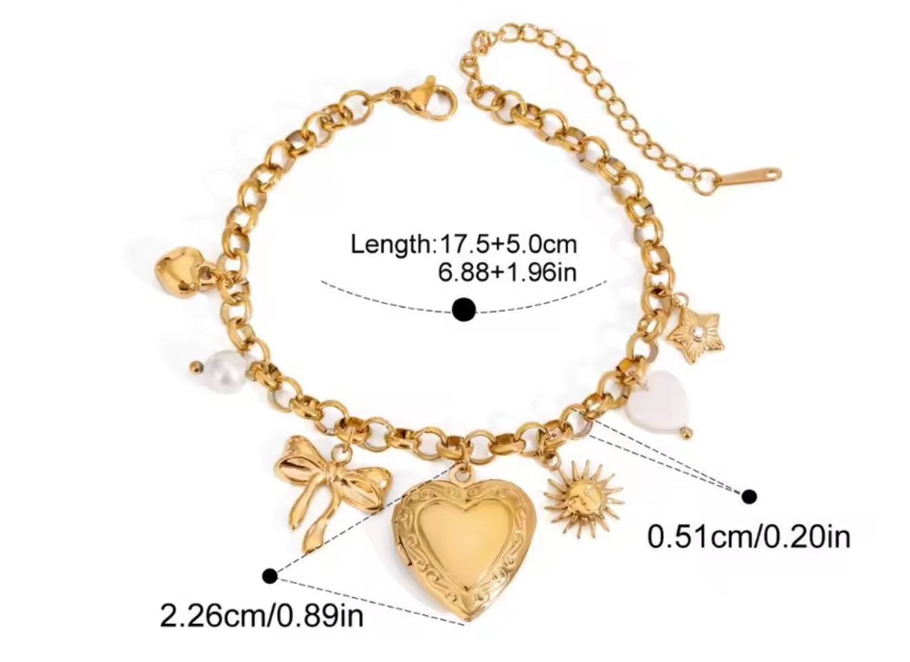 Pulsera - PREMIUM | ✨Chapado en oro PVD 18K | 💦 Waterproof