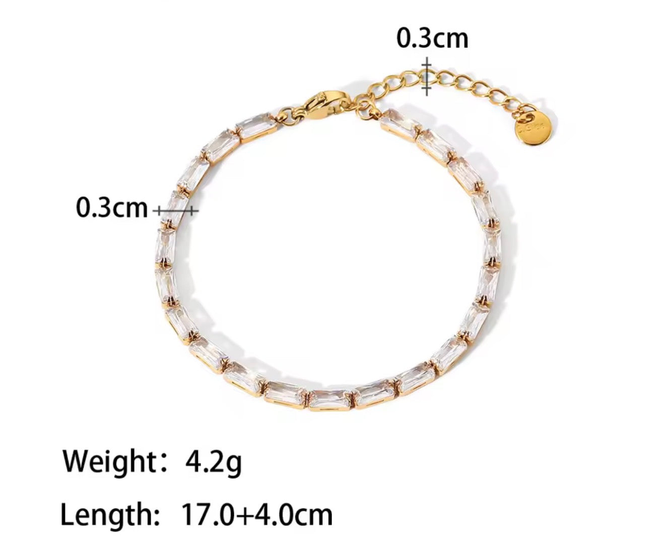 Pulsera - PREMIUM | ✨Chapado en oro PVD 18K | 💦 Waterproof