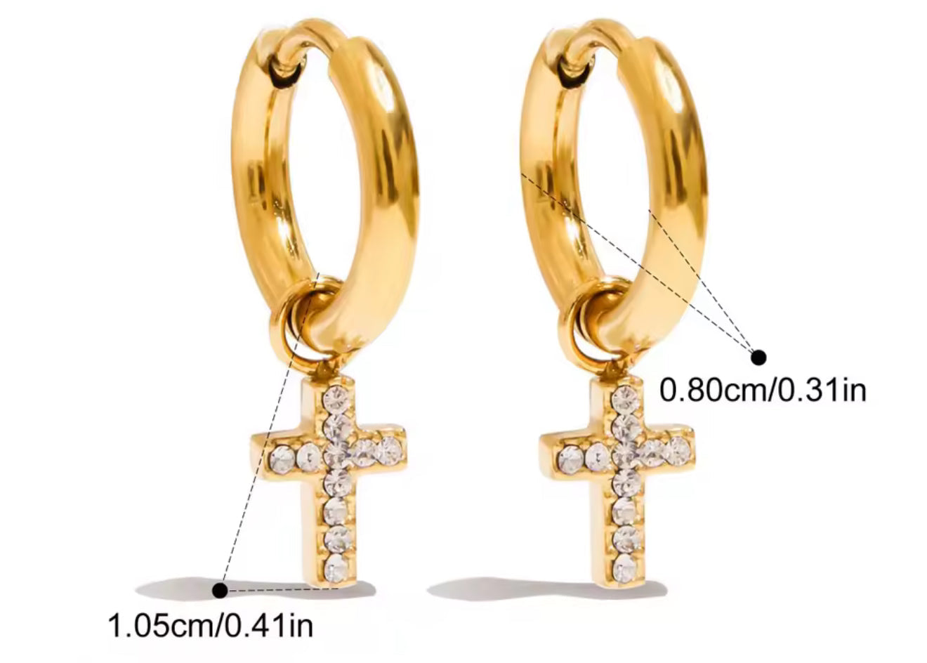 Aretes - PREMIUM | ✨Chapado en oro PVD 18K | 💦 Waterproof