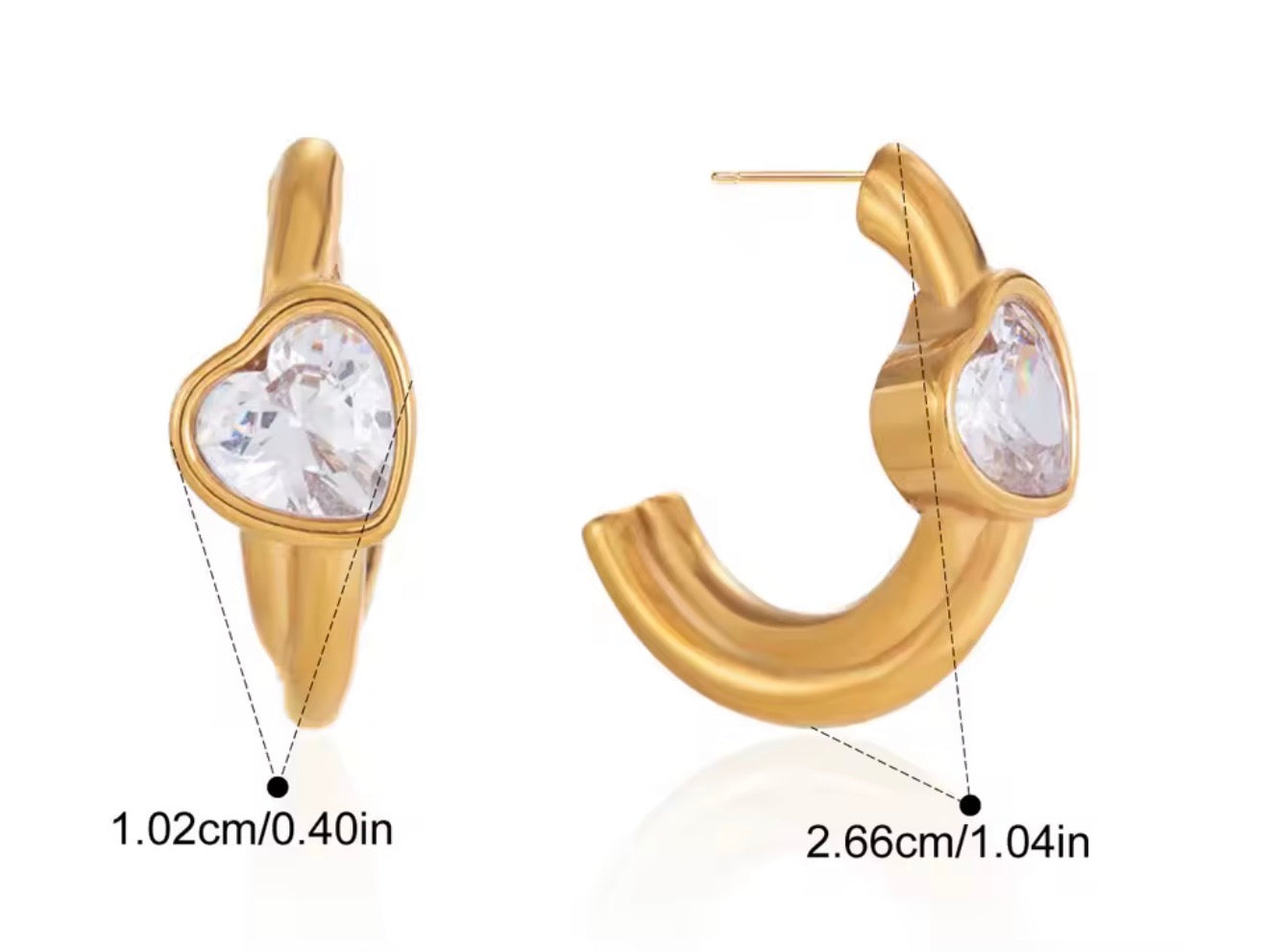 Aretes - PREMIUM | ✨Chapado en oro PVD 18K | 💦 Waterproof