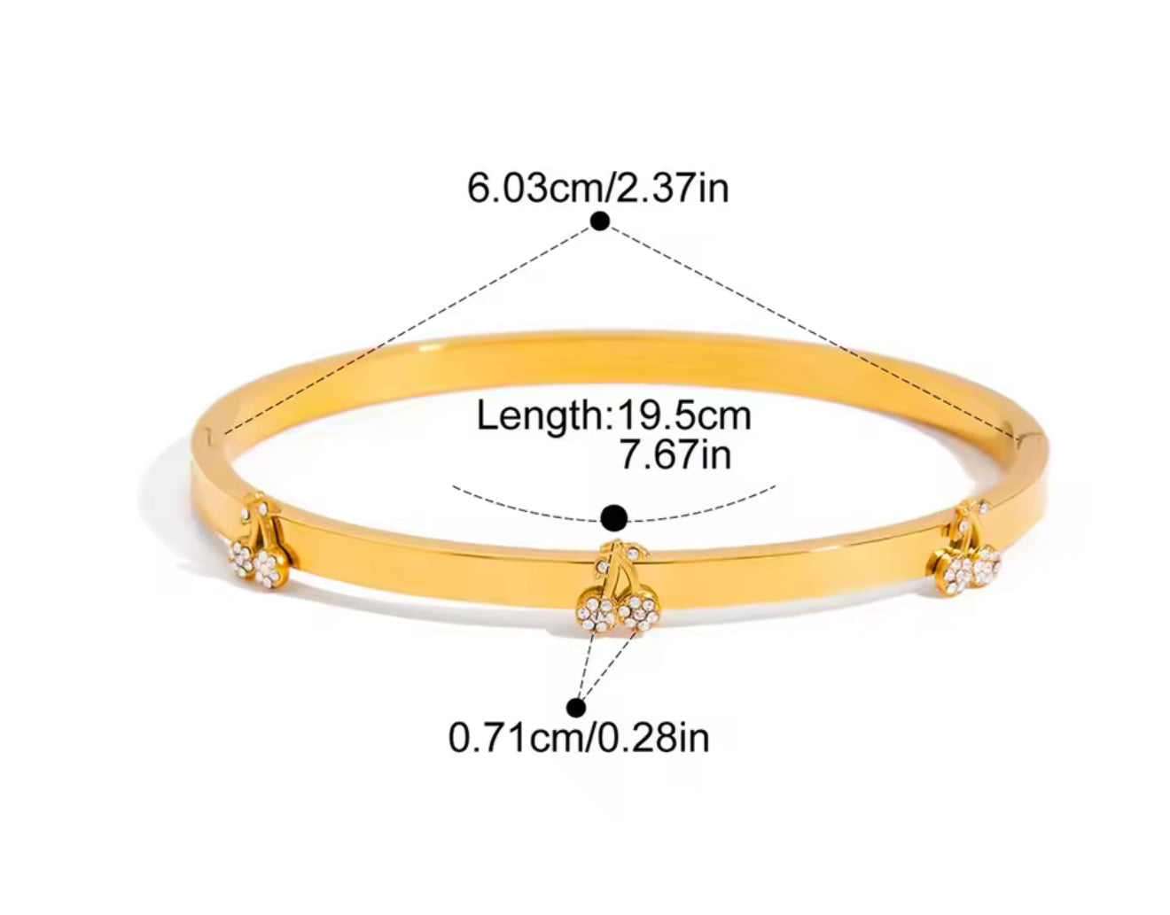 Brazalete - PREMIUM | ✨Chapado en oro PVD 18K | 💦 Waterproof