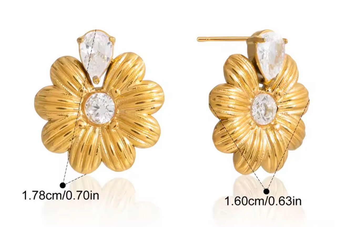 Aretes - PREMIUM | ✨Chapado en oro PVD 18K | 💦 Waterproof