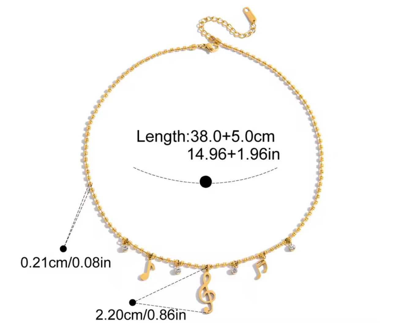 Collar - PREMIUM | ✨Chapado en PVD | 💦 Waterproof