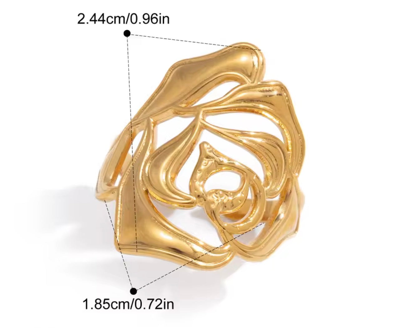 Anillo - PREMIUM | ✨Chapado en oro PVD 18K | 💦 Waterproof