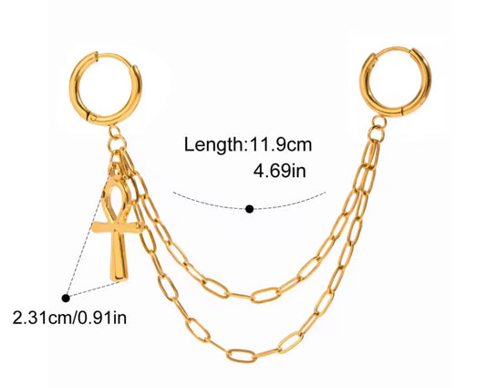 Arete - PREMIUM | ✨Chapado en oro PVD 18K | 💦 Waterproof