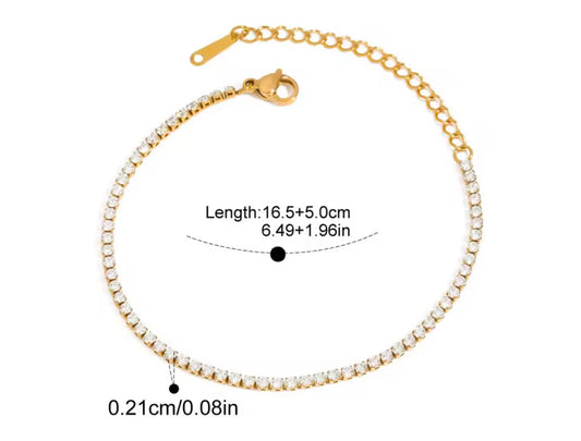 Pulsera - PREMIUM | ✨Chapado en oro PVD 18K | 💦 Waterproof