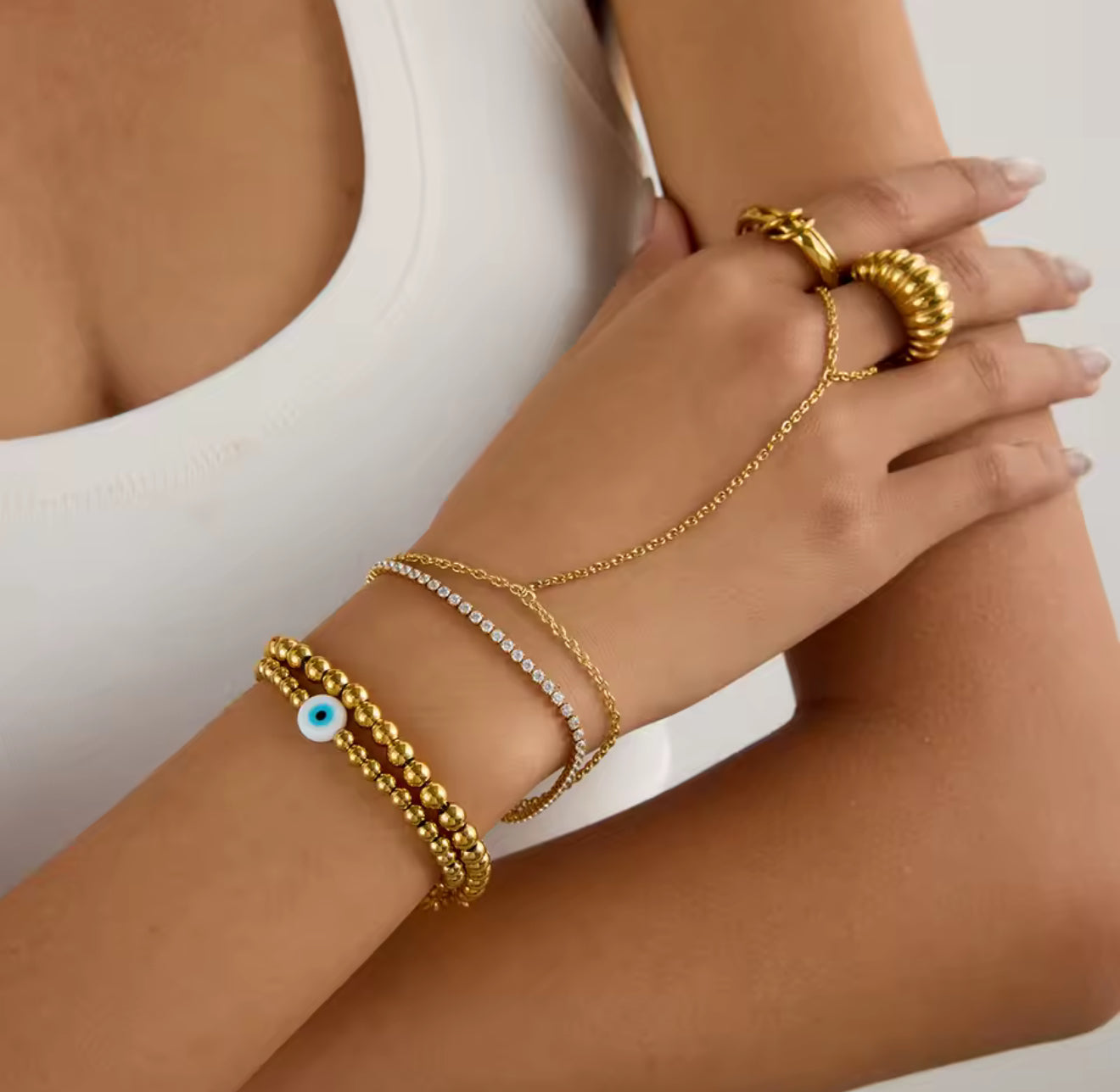 Pulsera - PREMIUM | ✨Chapado en oro PVD 18K | 💦 Waterproof