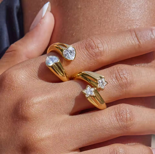 Anillo - PREMIUM | ✨Chapado en oro PVD 18K | 💦 Waterproof