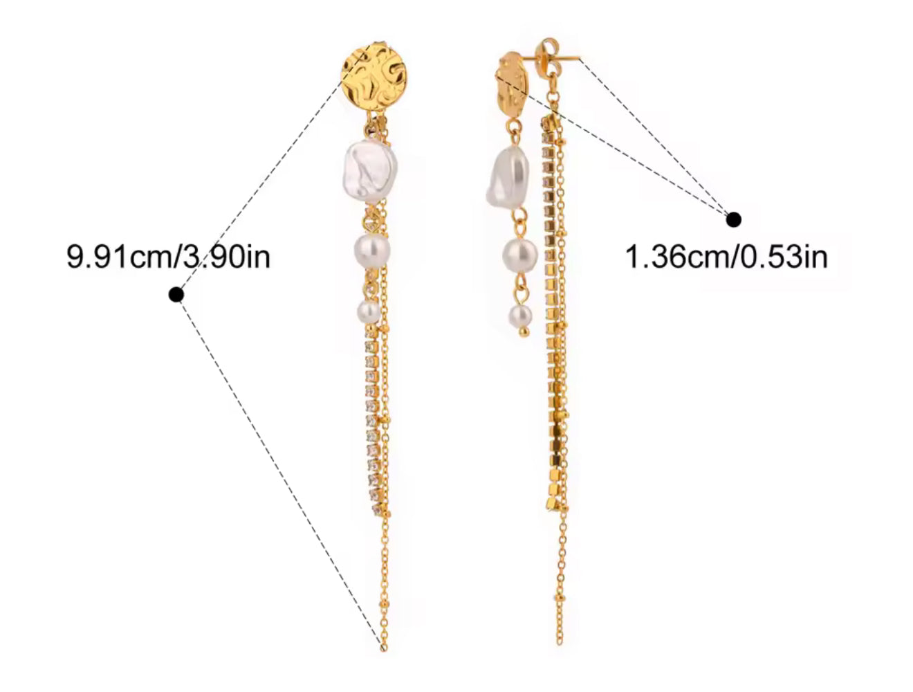Aretes - PREMIUM | ✨Chapado en oro PVD 18K | 💦 Waterproof