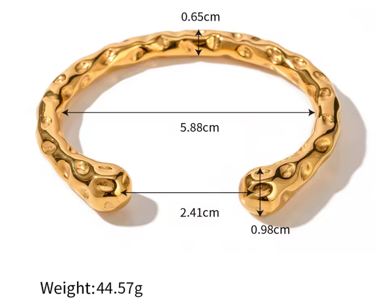 Brazalete - PREMIUM | ✨Chapado en oro PVD 18K | 💦 Waterproof