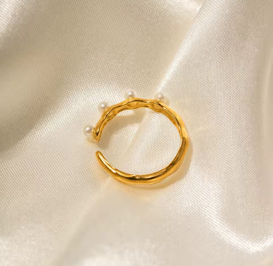 Anillo - PREMIUM | ✨Chapado en oro PVD 18K | 💦 Waterproof