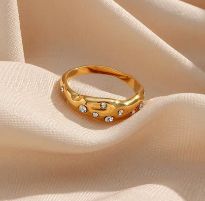 Anillo - PREMIUM | ✨Chapado en oro PVD 18K | 💦 Waterproof