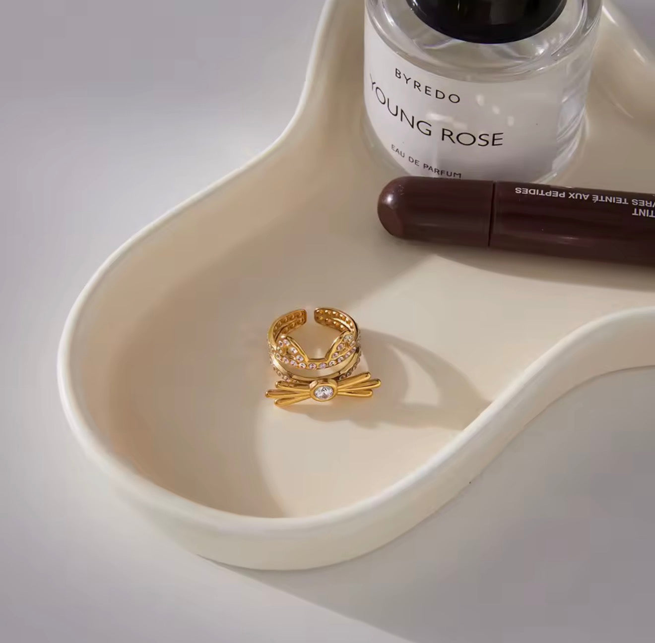 Anillo - PREMIUM | ✨Chapado en oro PVD 18K | 💦 Waterproof
