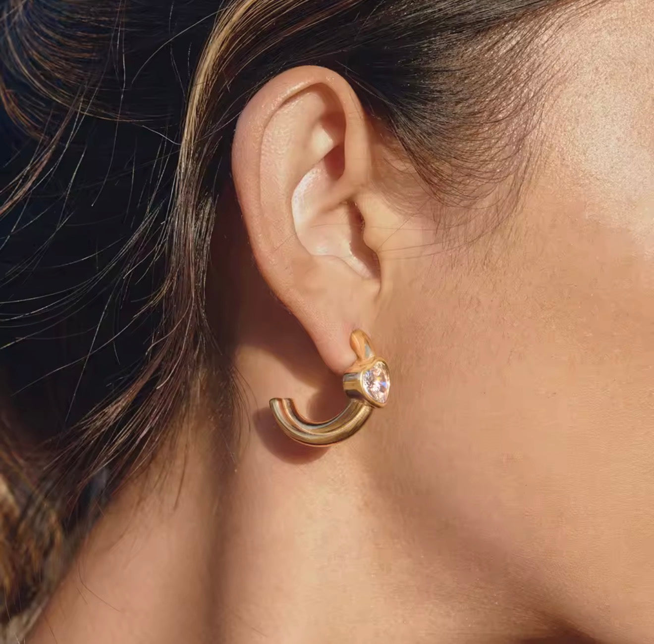 Aretes - PREMIUM | ✨Chapado en oro PVD 18K | 💦 Waterproof
