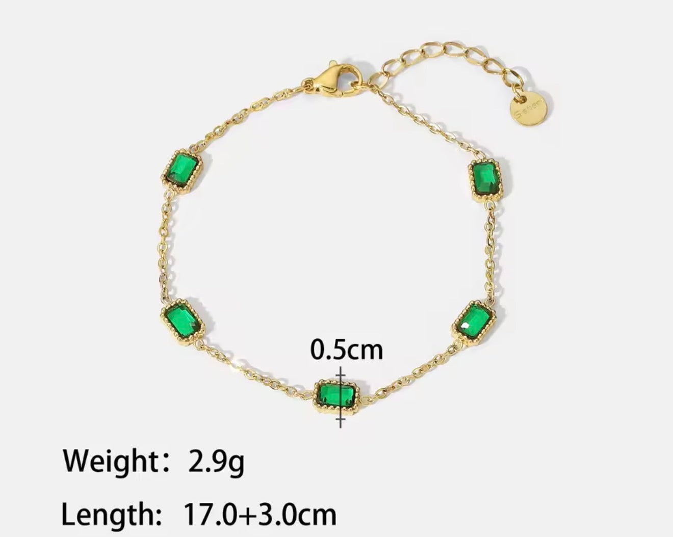 Pulsera - PREMIUM | ✨Chapado en oro PVD 18K | 💦 Waterproof