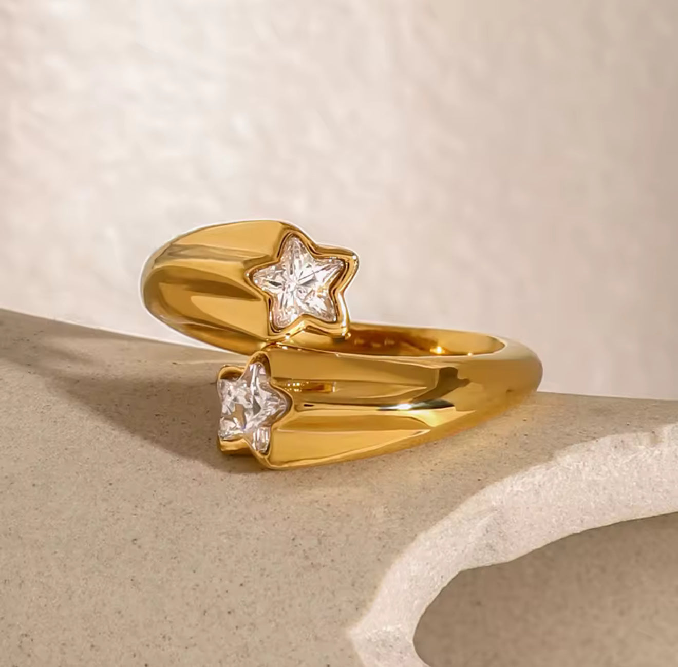 Anillo - PREMIUM | ✨Chapado en oro PVD 18K | 💦 Waterproof