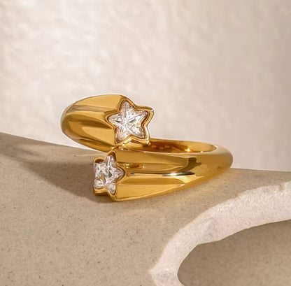 Anillo - PREMIUM | ✨Chapado en oro PVD 18K | 💦 Waterproof