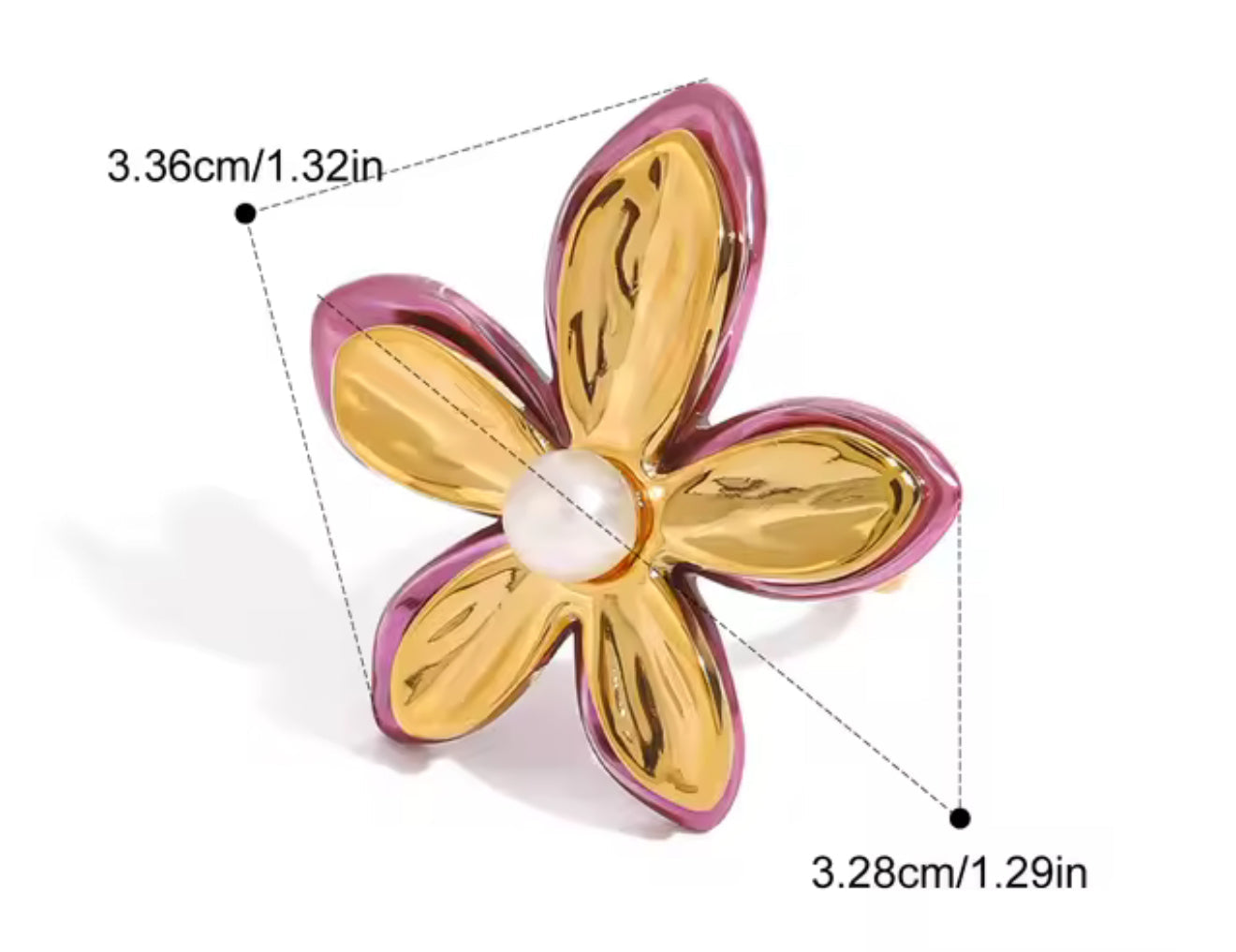 Anillo - PREMIUM | ✨Chapado en oro PVD 18K | 💦 Waterproof