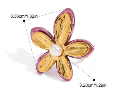 Anillo - PREMIUM | ✨Chapado en oro PVD 18K | 💦 Waterproof