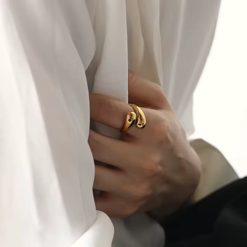 Anillo - PREMIUM | ✨Chapado en oro PVD 18K | 💦 Waterproof