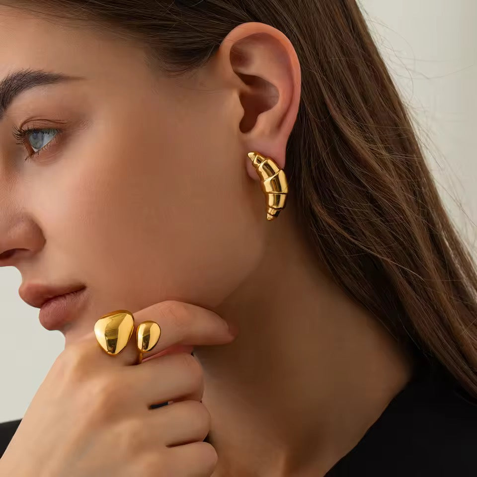 Aretes - PREMIUM | ✨Chapado en oro PVD 18K | 💦 Waterproof