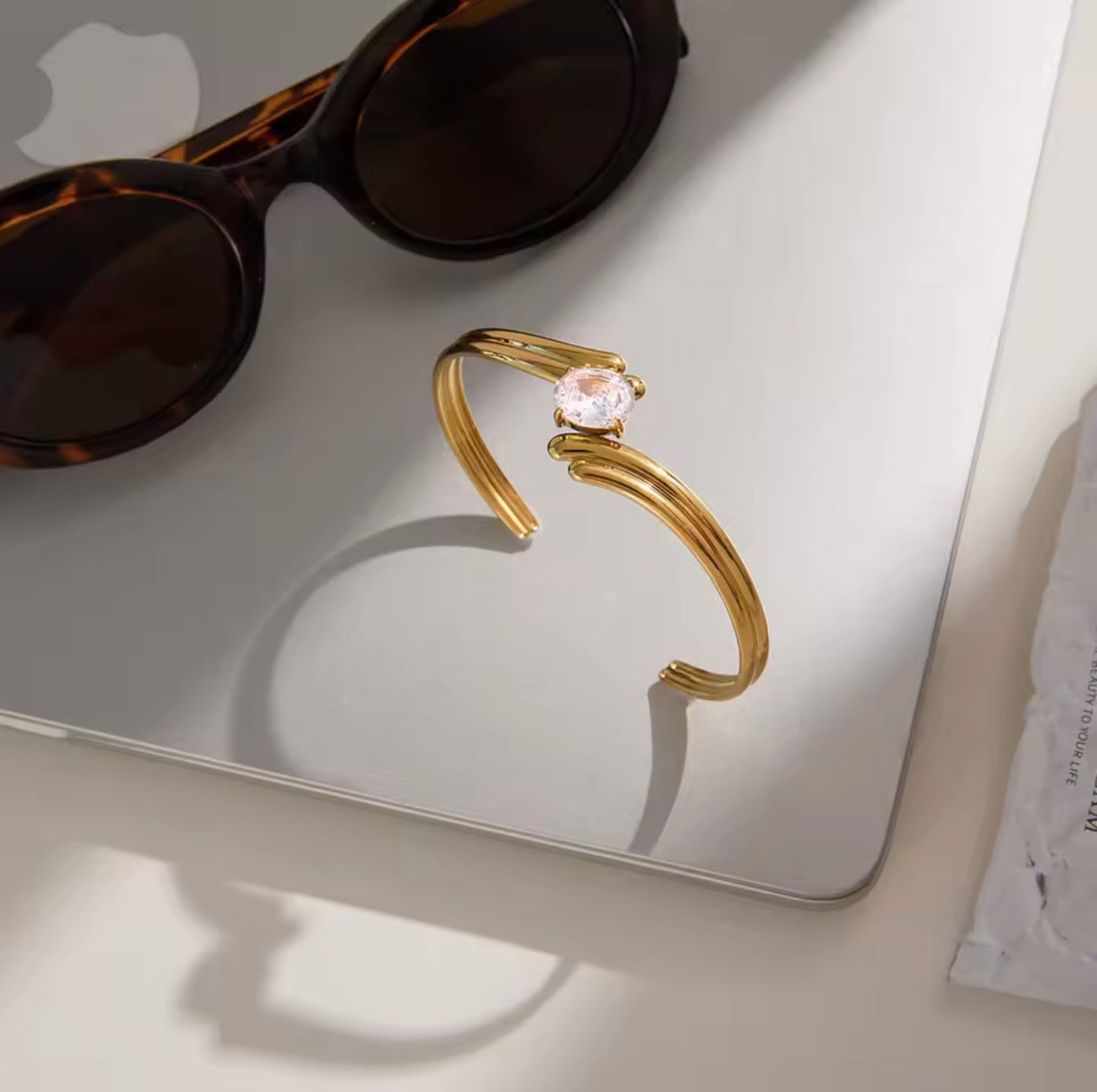 Brazalete - PREMIUM | ✨Chapado en oro PVD 18K | 💦 Waterproof